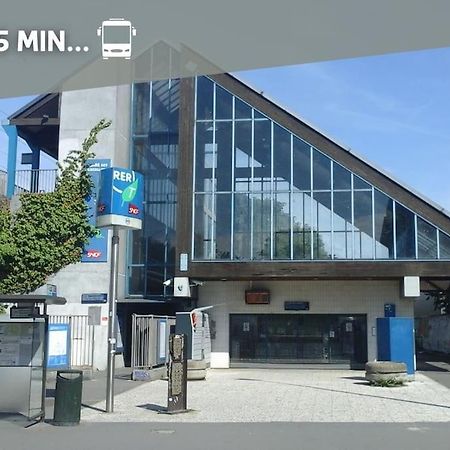 ヴィルヌーヴ・ラ・ガレンヌEscapade Parisienne A 25 Minutes De La Tour Eiffelアパートメント エクステリア 写真